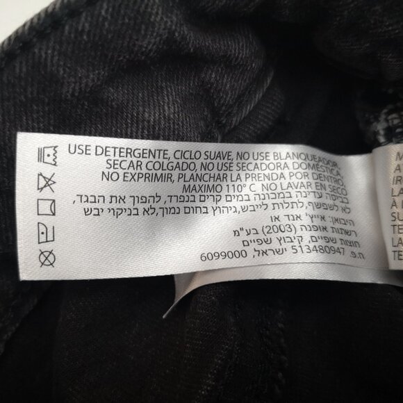 NWT Devoted Plus Ladies Size 1X Black Midi Length Denim Skirt - Picture 6 of 15